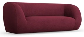 Divano bouclé bordeaux 210 cm Essen - Cosmopolitan Design