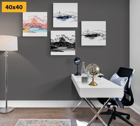 Set di quadri – Paesaggio magico in stile pittura