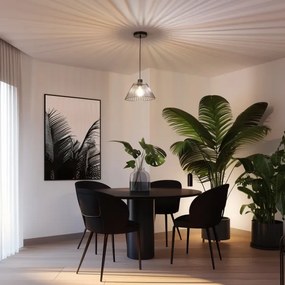 Brilagi - Lampadario LED a sospensione su cavo CERIA WIRE, 1xE27/40W/230V, Ø 30 cm, nero