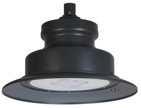 Lampione Stradale 40W LED Lumileds 120lm/w No Flickering Nero Colore Bianco Caldo 2.700K