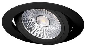 Lampada LED da incasso LED/6W/230V 3000K diametro 8,5 cm nero