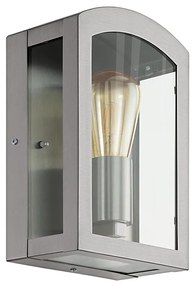 Eglo 97477 - Applique da esterno PARETTA 1xE27/60W/230V cromo opaco