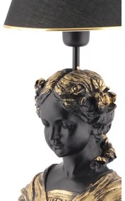 Lampada da tavolo OPELYA 1xE27/40W/230V nero/oro