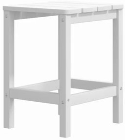 Tavolo da Giardino Adirondack Bianco 38x38x46 cm HDPE