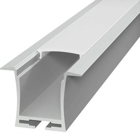 Profilo Incasso per Cartongesso per Striscia LED 1 o 2m Molle incluse Variante Lunghezza Profilo 1 metro