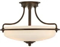 Lampadario Contemporaneo Griffin Metallo Bronzo Palladiano 3 Luci E27