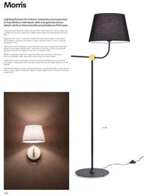 Redo 01-1981 - Lampada da tavolo MORRIS 1xE27/42W/230V nera