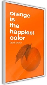 Poster Orange Colour