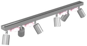 Faretto FLOWER 6xGU10/8W/230V cromo opaco