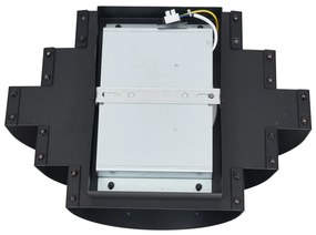 Lampada da parete moderna nera con LED dimmerabile a 3 livelli - Lines