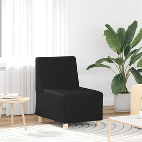 Divano Sedia Nera 55 Cm İn Similpelle /