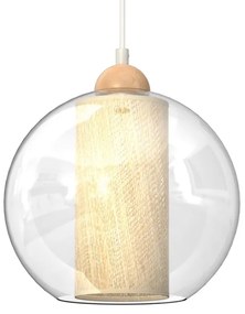 Lampadario su corda TELA 1xE27/60W/230V d. 25 cm