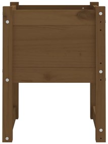 Fioriera Miele 40x40x52,5 cm in Legno Massello di Pino