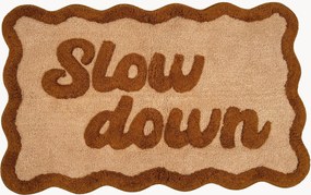 Tappeto da bagno in cotone Slow Down