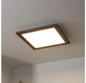 Brilagi - Luce LED dimmerabile SLIMFRAME WOOD LED/36W/230V 49,5x49,5 cm + +TC