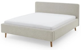 Letto matrimoniale imbottito beige rete non inclusa 180x200 cm Mattis – Meise Möbel