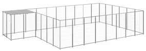 Gabbia Per Cani Argento 15,73 M² İn Acciaio /