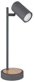 Globo 57910TG - Lampada da tavolo ROBBY 1xGU10/5W/230V grigio/marrone