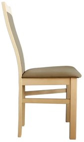 Sedia da pranzo ZOE rovere/marrone