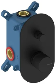 Rubinetto per doccia ad incasso monocomando Loop K nero opaco SANYCCES