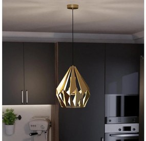 Eglo 43814 - Lampadario a sospensione con filo CARLTON 1xE27/60W/230V diametro 31 cm