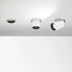 Ideal Lux - faretto LED da incasso per controsoffitto NOVA LED/12W/230V CRI 90 Ø 11 cm nero