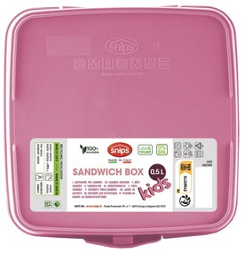 Portapranzo per bambini rosa Unicorn – Snips