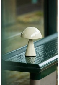 Lampada da tavolo dimmerabile a LED color crema (altezza 20 cm) Mush - Hübsch