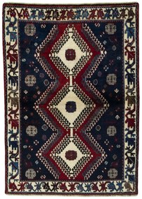 Gabbeh Tappeto persiano 110 x 160 Blu (Iran) Annodato A Mano