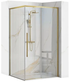 Cabina doccia SOLAR GOLD Brush 90x90