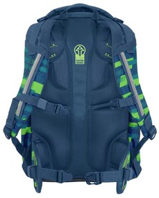 Zaino scuola coocazoo MATE, Lime Stripe, certificato AGR