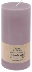 Candela Friendly viola, durata di combustione 50 h Eco - Eco candles by Ego dekor