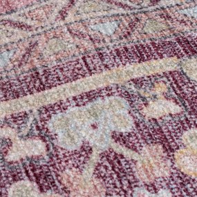 Tappeto lavabile rosso chiaro con fibre riciclate 80x150 cm Windsor - Flair Rugs