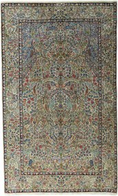 Kerman Tappeto 260x150 Beige (Iran) Annodato A Mano