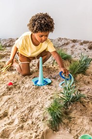 Giocattolo multifunzionale da spiaggia Triplet, azzurro