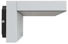 Applique LED Solare Minimal Bianca con Sensore di Movimento Colore Bianco Naturale 4.000K