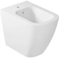 Bidet filomuro monoforo 55x35 cm serie MEG11PRO di Ceramica Galassia