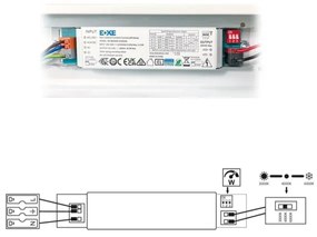 Ecolite TLSVEL5-LED60W - LED Lampada fluorescente VELO LED/36/48/60W/230V bianco