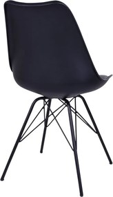 Sedie da pranzo nere in un set di 2 Oslo - House Nordic