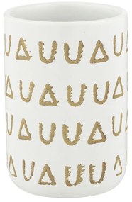 Tazza in ceramica beige per spazzolini da denti Avila - Wenko