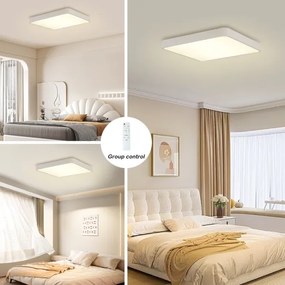 Brilagi - Lampada LED dimmerabile POOL SQUARE LED/48W/230V 3000-6000K 50x50 cm bianco+D