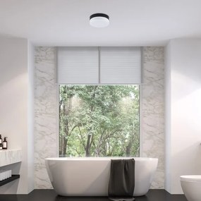Rabalux 75025-Plafoniera LED da bagno GAELO LED/15W/230V diametro 23 cm nero