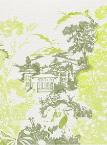 Coordonne Carta da parati panoramica Neo-Tapestry - Lime