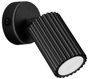 Sollux SL.1579 - Faretto da parete KARBON 1xGU10/10W/230V nero