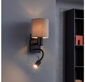 Eglo 900701 - Lampada LED flessibile PASTERI 1xE27/40W/230V + LED/3,8W marrone