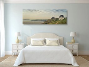 Quadro su tela – Casa sulla scogliera
