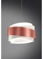 Lampadario a sospensione BEA una luce Rame diametro 60x h38 cm