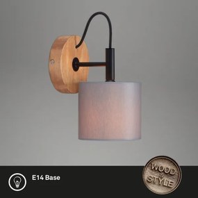 Briloner 2075-014 - Lampada da parete 1xE14/25W/230V