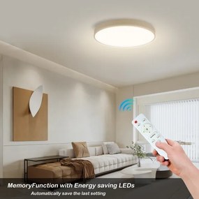 Brilagi - Lampada LED dimmerabile POOL LED/60W/230V 3000-6000K Ø 50 cm beige + telecomando