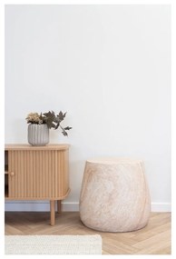 Tavolino rotondo in pietra ø 47,5 cm Bonn – House Nordic